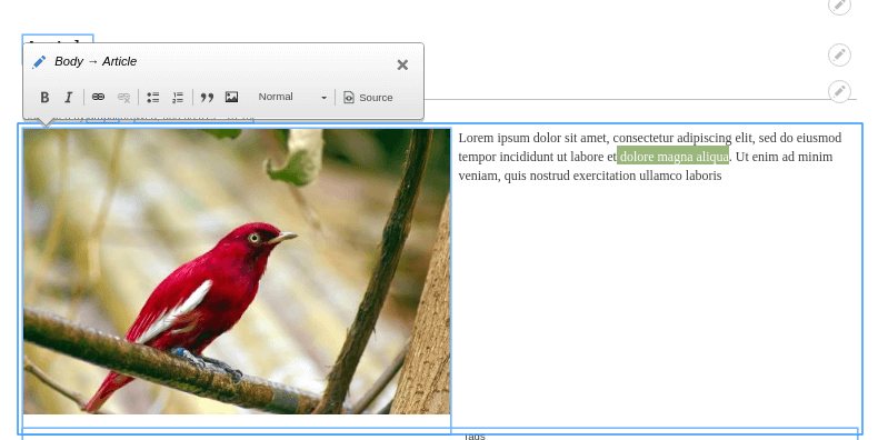 Editing Drupal 8