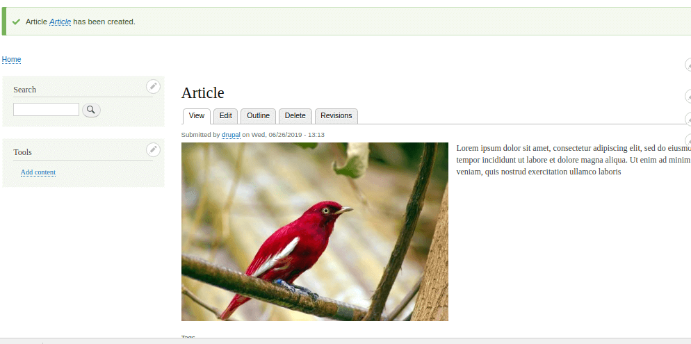 drupal 8 blog