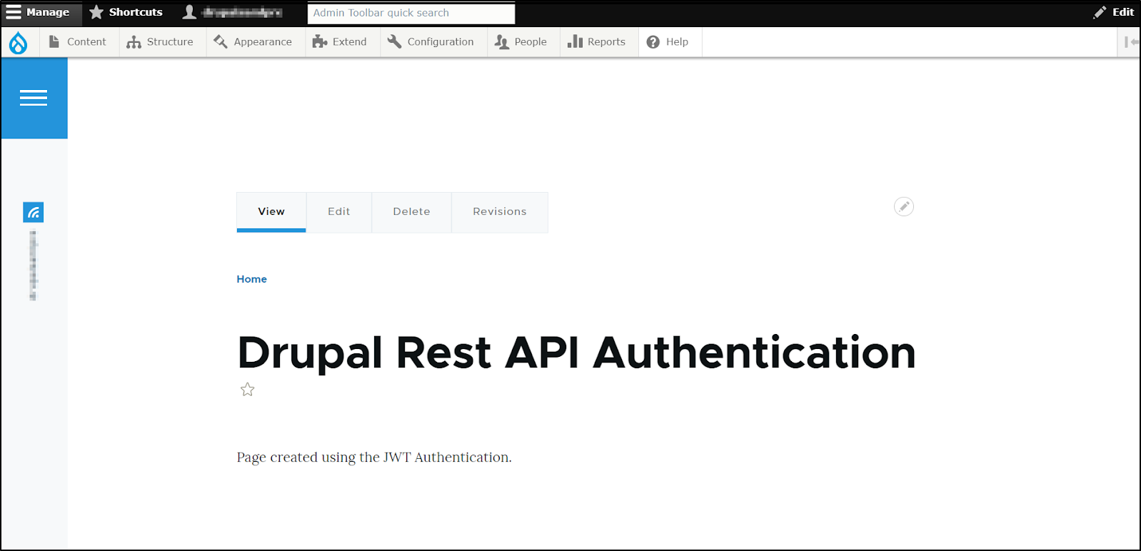 Drupal page