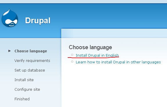 Drupal installation