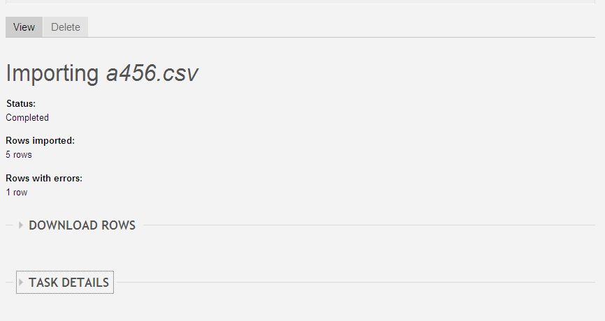 Drupal Ubercart Import CSV 结果