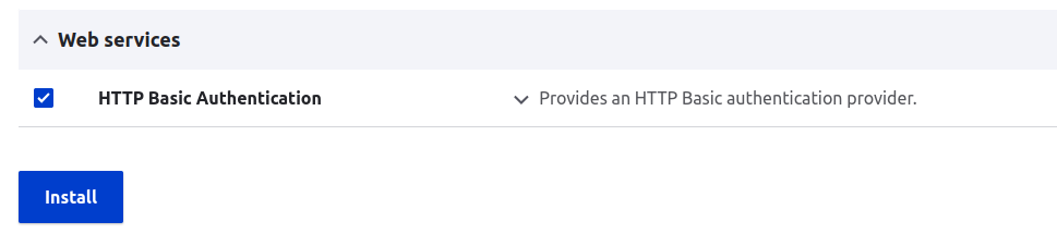 Enable module