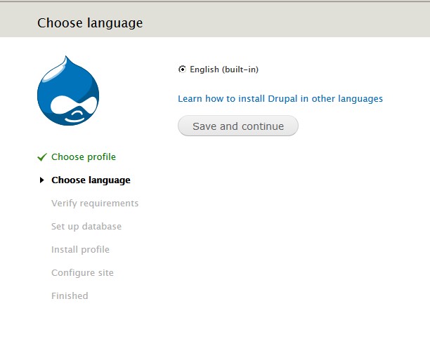 Drupal установка
