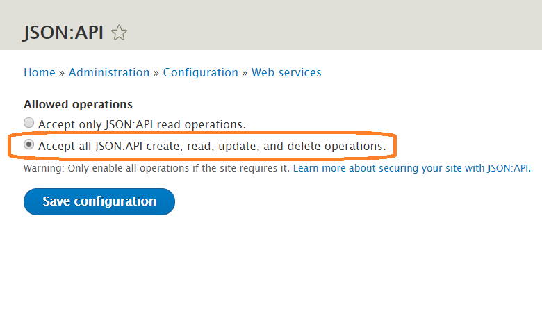 Create, Read, Update, Delete methods