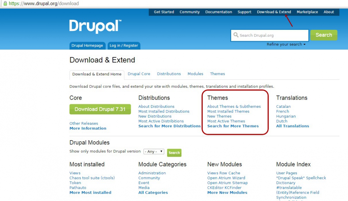 drupal темы