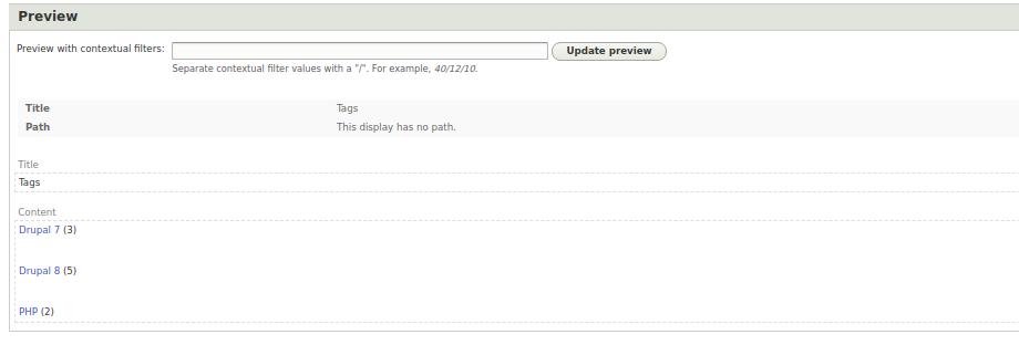 Drupal views