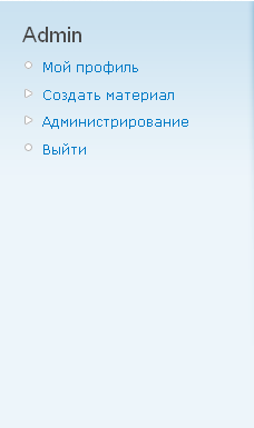 Drupal sidebar