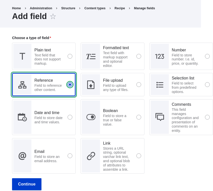 Add field