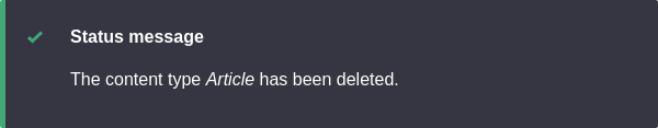 Confirmation de suppression